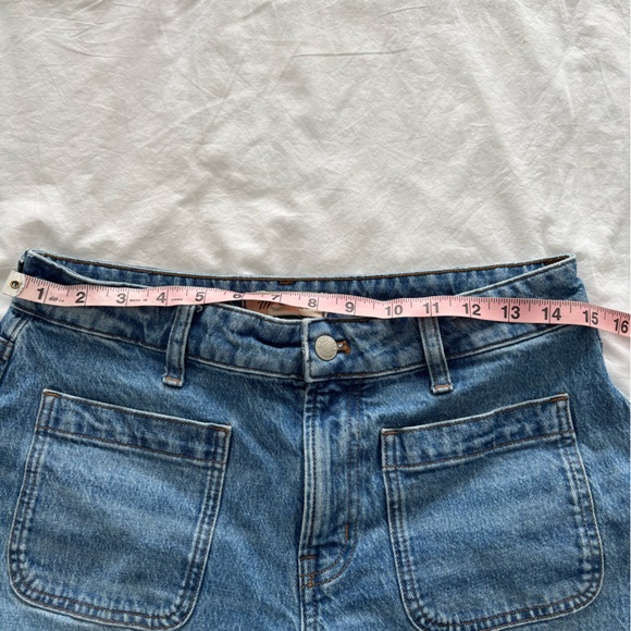 Madewell Petite Curvy Emmett Wide-Leg Jean Patch Pocket Edition - Picture 12 of 14